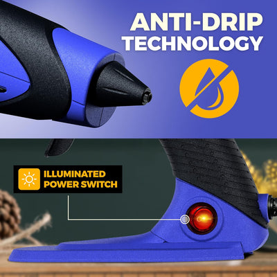 CT60 Standard Size Glue Gun Blue/Black