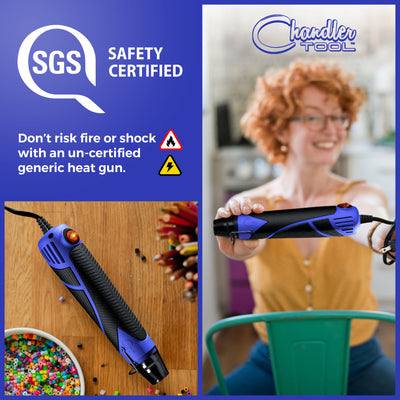 Dual Temp Heat Gun Blue/Black