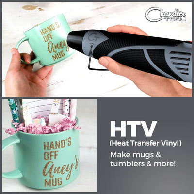 Dual Temp Heat Gun Grey/Black