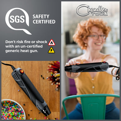 Dual Temp Heat Gun Grey/Black