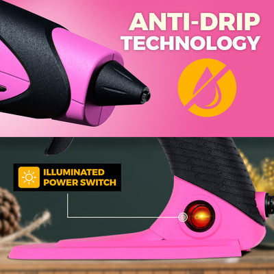 CT60 Standard Size Glue Gun Pink/Black