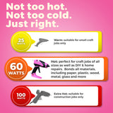 CT60 Standard Size Glue Gun Pink/Black