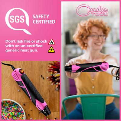 Dual Temp Heat Gun Pink/Black
