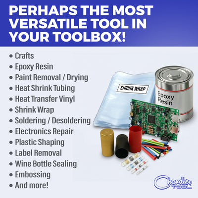 Dual Temp Heat Gun Blue/Black